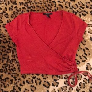 Cropped Forever 21 Terra Cotta Top